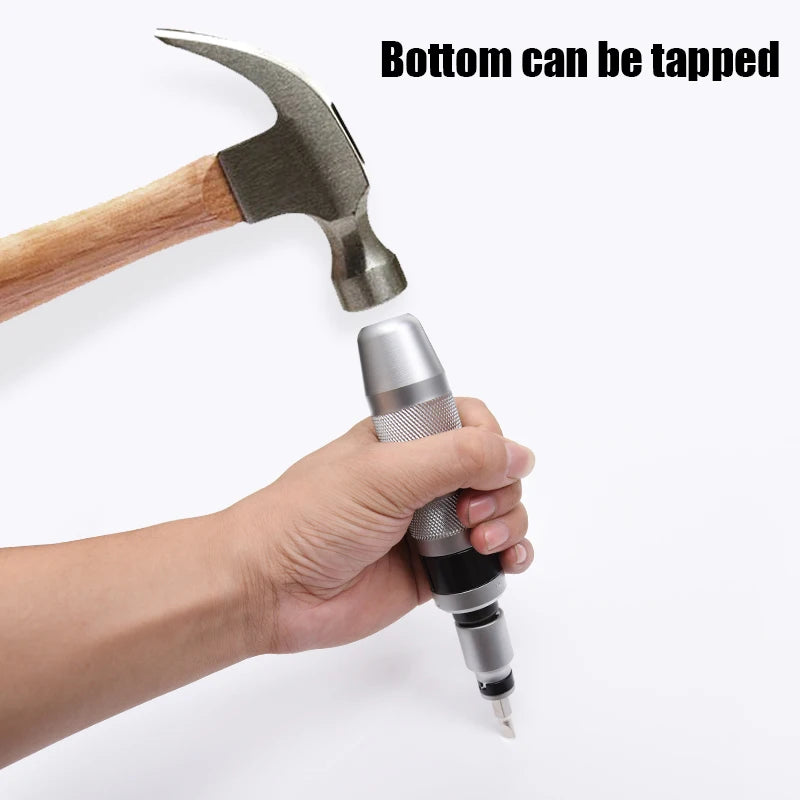 7PCS Impact Screwdriver Set Portable Heavy Duty Shock Screw Driver Chisel Bits Tools Socket Kit With Non-Slip Handle