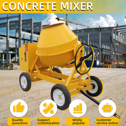 160L 200L 240L Construction Cement Mixer Electric Manual Concrete Mixer Machine With Pump