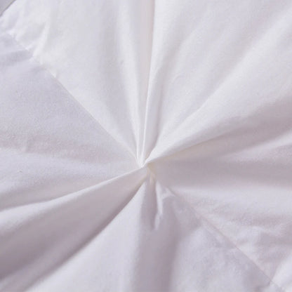 Comforter Bedding White Gray High End Natural Goose Down Alternative Quilted Comforter Duvet Insert Breathable Full/Queen size