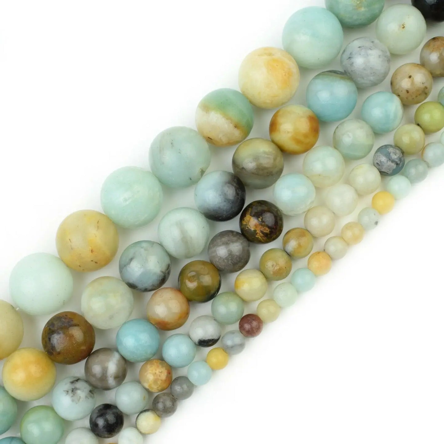 Silver Lion Head Gemstone Beads Stretch Bracelet for Women Men Handmade Crystal Beaded Elastic Healing Power Stone Jewelry