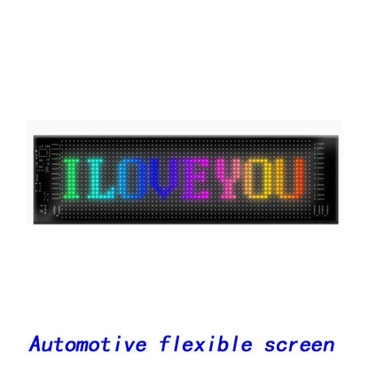 Programmable LED Display with Rear Screen Warning Digital Matrix Panel for Cars Scrolling Messages Sign