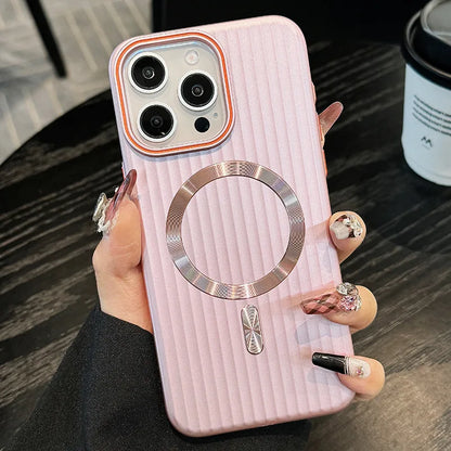 Japanese and Korean Anti-Slip Corrugated for 15promax Phone Case New Iphone14 Protective Case 13pro Max
