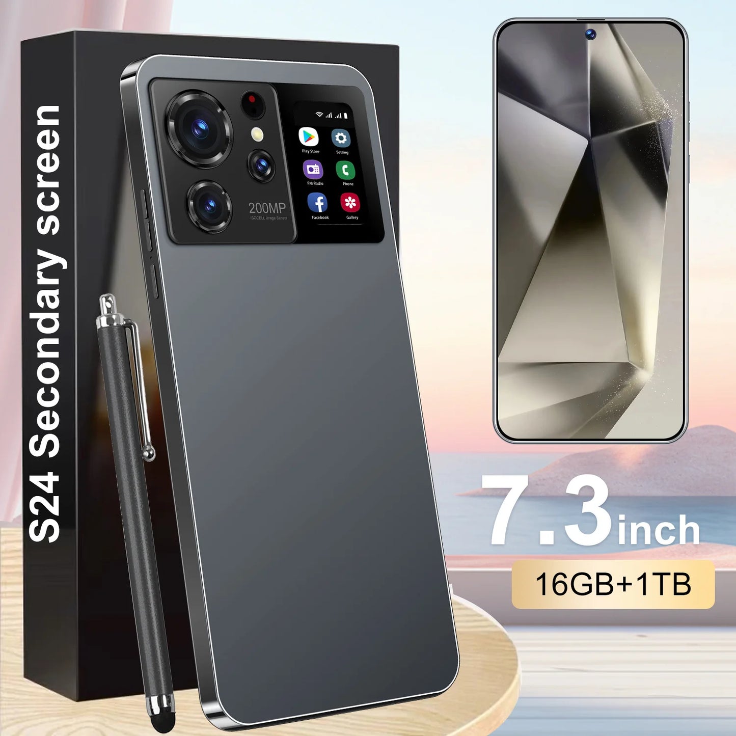 New Style 6.8inch Smartphone vivo Mobile Phone Android 512gb Smartphone
