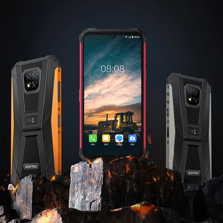 AORO A8 ATEX 4G Industry Mobile Phone 8GB+128GB 6080mAh Android 11 Octa Core GPS Wifi Explosion Proof Telephones