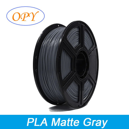 Matte Pla Filament 3D Printer 1.75Mm 1Kg Plastic Thread 10M 100G Sample Black Gray White Grey