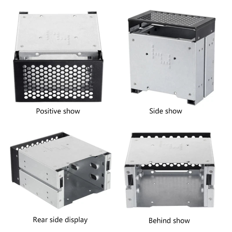 3.5 To 5.25 Three-Disc Hard Drive Cages 2 Chassis Drives In The Chassis Hard Drive Box Computer Storage Expansion