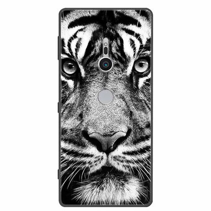 Case For Sony Xperia XZ1 XZ2 XZ3 Cover Silicone Painted Soft Phone Back Cases for Sony XZ2 Compact Premium Protective Funda Capa