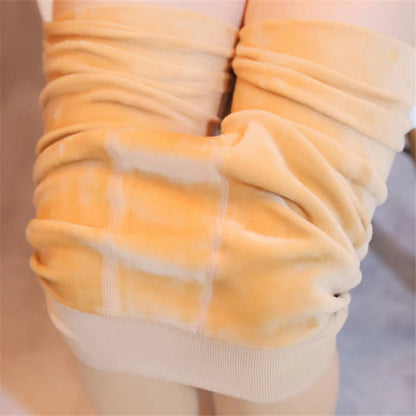 2021 Fashion Women's Autumn And Winter Leggings High Elasticity And Good Quality Thick Velvet Pants Warm Leggings