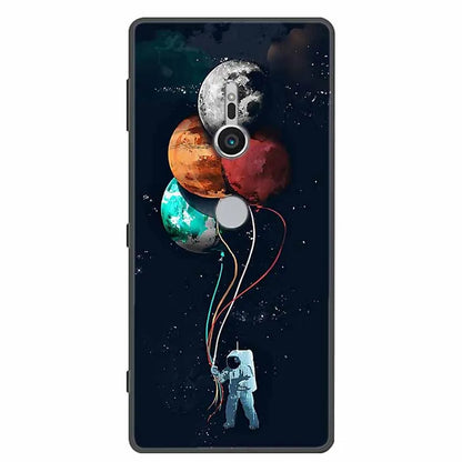 Case For Sony Xperia XZ1 XZ2 XZ3 Cover Silicone Painted Soft Phone Back Cases for Sony XZ2 Compact Premium Protective Funda Capa