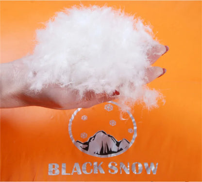 Black Snow Warm White Goose Down Filled Adults Mummy Style Sleeping Bags Fit for Winter Thermal 4 Kinds Thickness Camping Travel