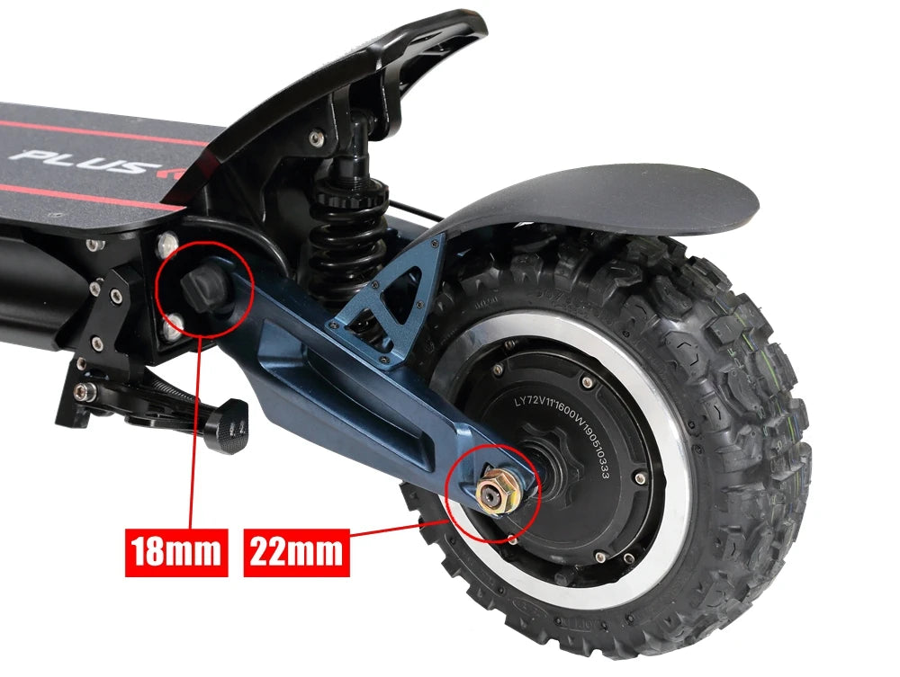 Macury Screw Nut Cap for Speedual Series Zero 8X 10X 11X Zero 9 10 Dualtron Electric Scooter Dustproof Nut Protecting 22mm 18mm
