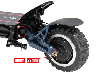 Macury Screw Nut Cap for Speedual Series Zero 8X 10X 11X Zero 9 10 Dualtron Electric Scooter Dustproof Nut Protecting 22mm 18mm