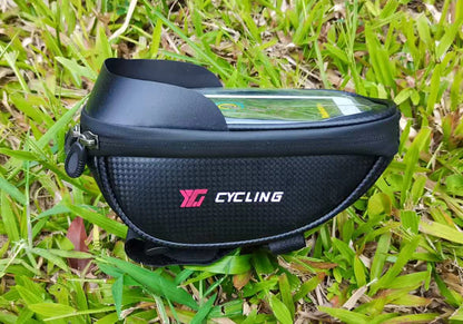 YTGEE Universal Cellphone Holder Storage Earphone Organizer Touch Screen Waterproof Bike Handlebar Cycling Mobile Phone Bag