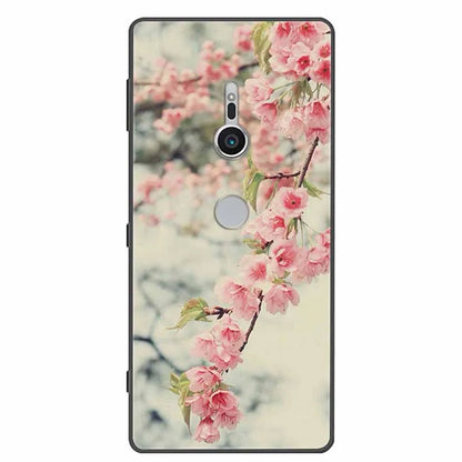 Case For Sony Xperia XZ1 XZ2 XZ3 Cover Silicone Painted Soft Phone Back Cases for Sony XZ2 Compact Premium Protective Funda Capa