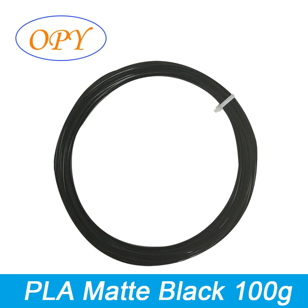 Matte Pla Filament 3D Printer 1.75Mm 1Kg Plastic Thread 10M 100G Sample Black Gray White Grey