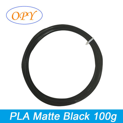 Matte Pla Filament 3D Printer 1.75Mm 1Kg Plastic Thread 10M 100G Sample Black Gray White Grey