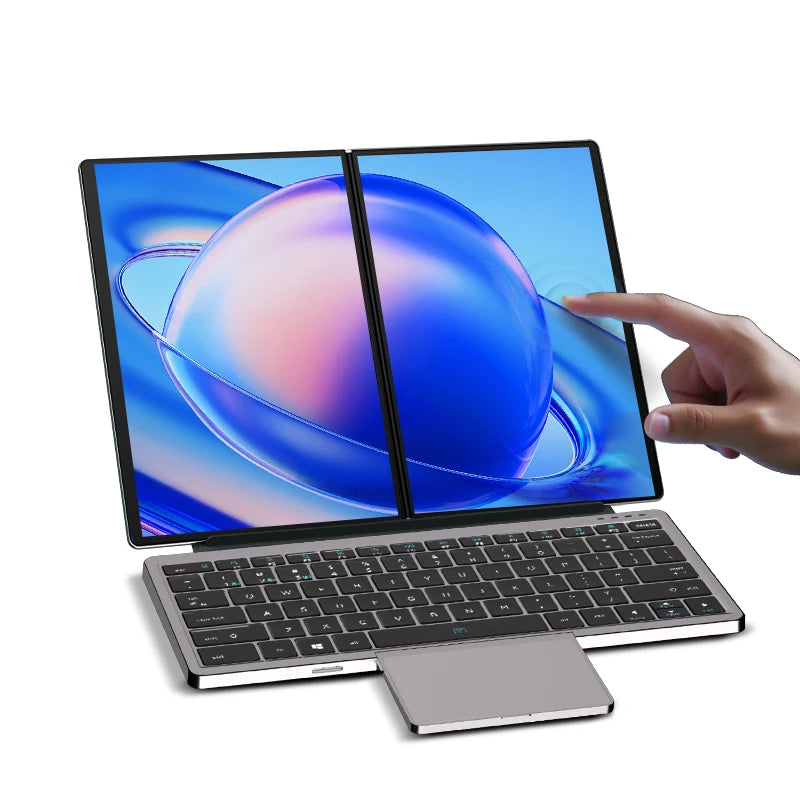 New Best Selling N100 CPU 11-Inch Dual Touch Screen RAM 16GB SSD 1TB Wireless English Business Super Slim 2 in 1 Tablet Laptop
