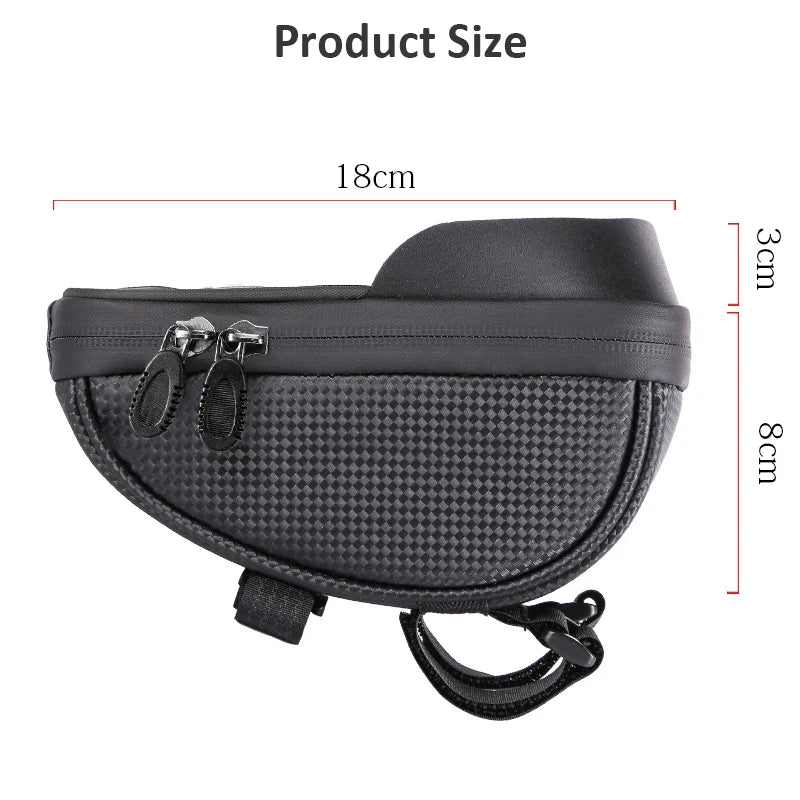 YTGEE Universal Cellphone Holder Storage Earphone Organizer Touch Screen Waterproof Bike Handlebar Cycling Mobile Phone Bag
