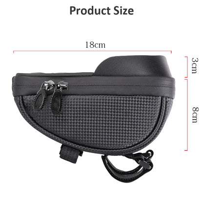 YTGEE Universal Cellphone Holder Storage Earphone Organizer Touch Screen Waterproof Bike Handlebar Cycling Mobile Phone Bag
