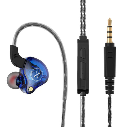 EARDECO Mobile Wired Headphones for Phone Earphone Super Bass Stereo In Ear 3.5mm Headphone with Mic Earbuds Noise Cancelling