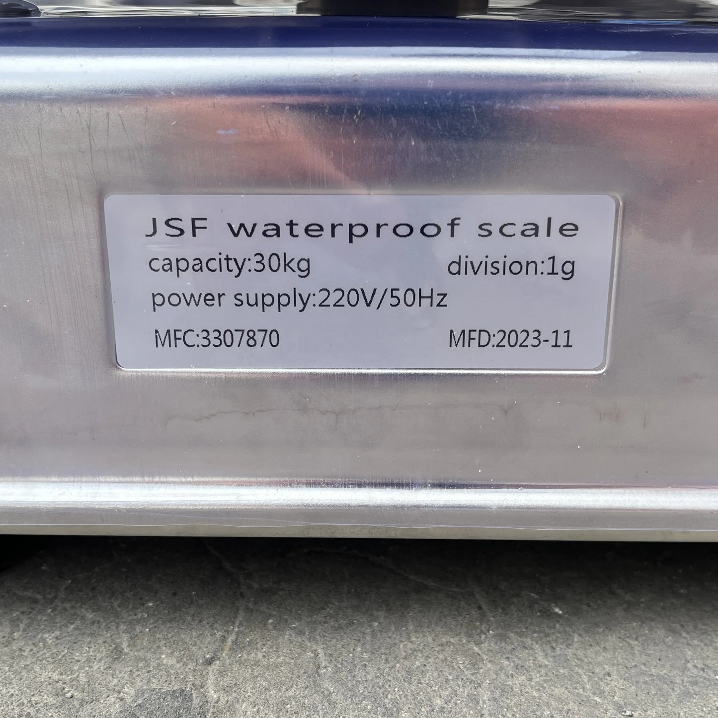 JSF Series 30kg Kitchen Waterproof Stainless Steel Table Top Electronic Scale Price Computing Bench Scale