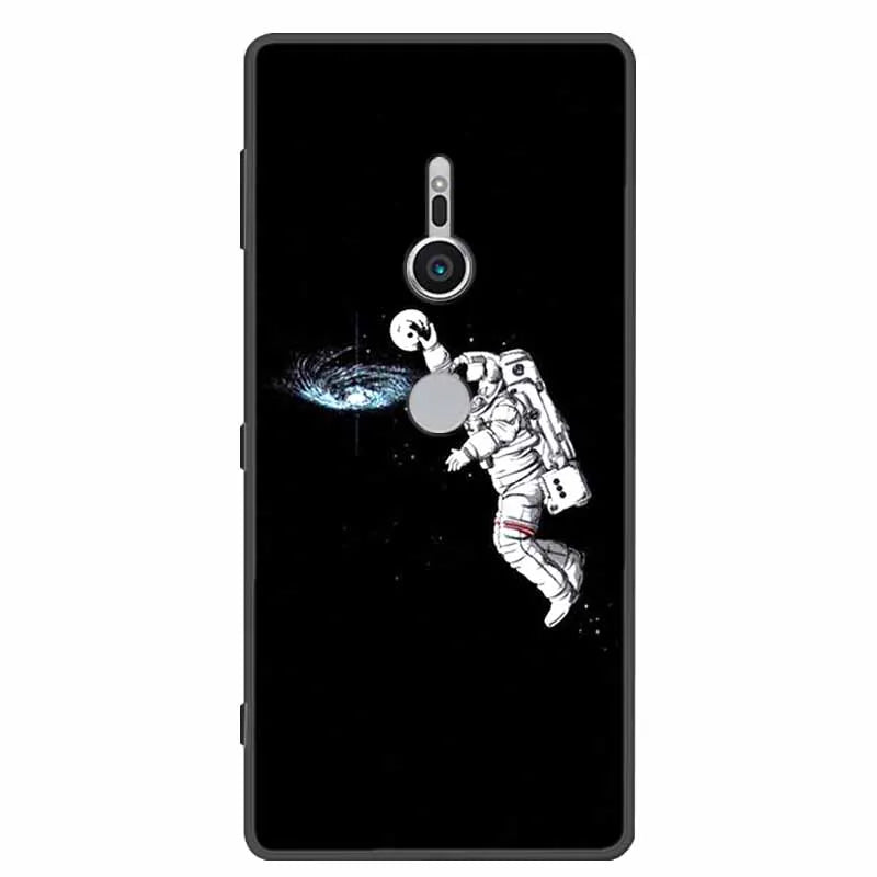 Case For Sony Xperia XZ1 XZ2 XZ3 Cover Silicone Painted Soft Phone Back Cases for Sony XZ2 Compact Premium Protective Funda Capa