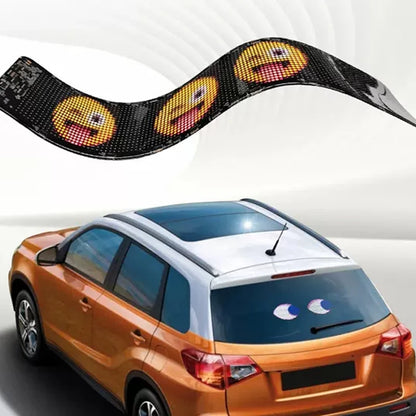 Programmable LED Display with Rear Screen Warning Digital Matrix Panel for Cars Scrolling Messages Sign