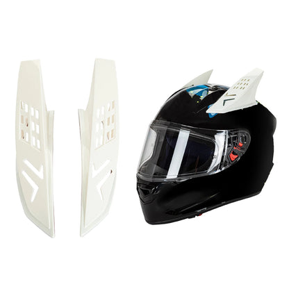 Motorcycle Helmet Ears Horns Punk Protective Decorative Stylish Motorbike Accessories Strong Adhesive Decor Parts