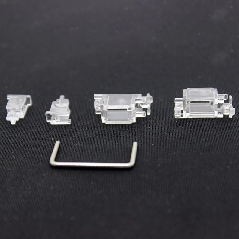 Cherry Style OEM Clear PCB-mounted PCB Stabilizers Satellite Axis 7u 6.25u 2u  For MX Switches Mechanical Keyboard Big Keycaps