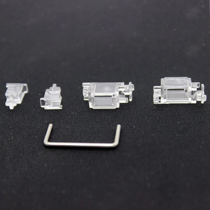 Cherry Style OEM Clear PCB-mounted PCB Stabilizers Satellite Axis 7u 6.25u 2u  For MX Switches Mechanical Keyboard Big Keycaps