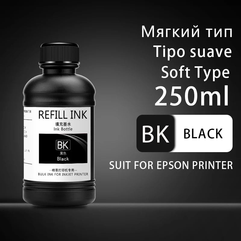 250ml UV Curing Ink For Epson XP600 TX800 XP-600 TX-800 L800 L805 L1800 R290 R300 1390 1400 1410 1430 DX5 DX7 DX10 UV Printer