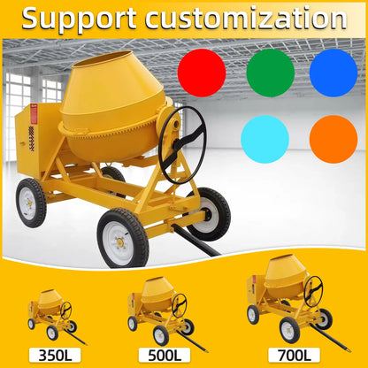 160L 200L 240L Construction Cement Mixer Electric Manual Concrete Mixer Machine With Pump