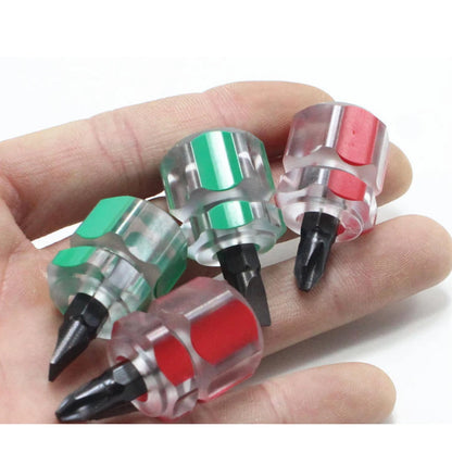 Screwdriver Kit Set Mini Portable Radish Head Screw Driver Transparent Handle Repair Hand Tools Precision Car Repair Small Screw