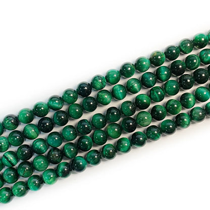 Silver Lion Head Gemstone Beads Stretch Bracelet for Women Men Handmade Crystal Beaded Elastic Healing Power Stone Jewelry