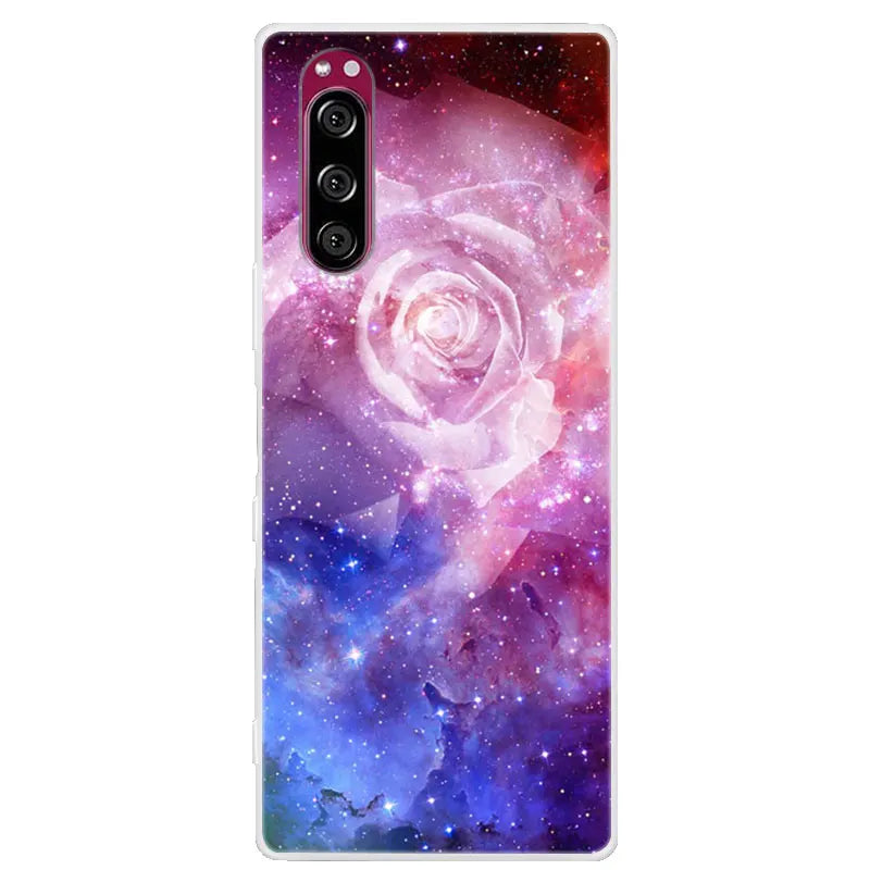 For Sony Xperia 5 Case Xperia5 Bumper Silicone TPU Soft Phone Cover For Sony Xperia 5 J9210 J8210 J8270 6.1' Cases Cartoon