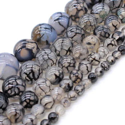 Silver Lion Head Gemstone Beads Stretch Bracelet for Women Men Handmade Crystal Beaded Elastic Healing Power Stone Jewelry