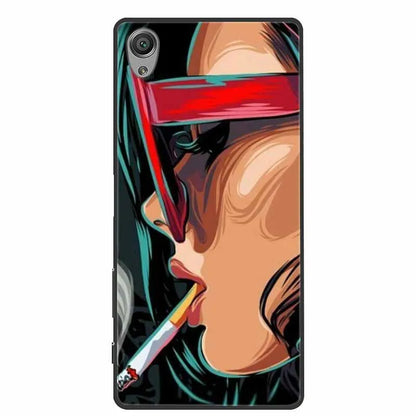 For Sony Xperia X Case F5121 Fashion Soft TPU Silicone Back Cases for Sony Xperia X Cover Protective Funda XperiaX Cartoon F5122