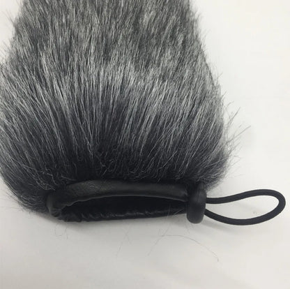 Blue Mantis Dead Cat Pop Filter Outdoor Foam Windscreen High Quanlity Furry  Artificial Windshield For Zoom H4N PRO  Blue Mantis