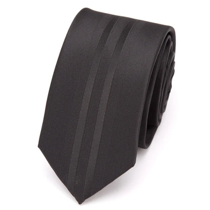 Mens Ties Luxurious Slim Necktie Stripe Tie for Men Business Wedding Jacquard Tie Male Dress Shirt Fashion Bowtie Gift Gravata