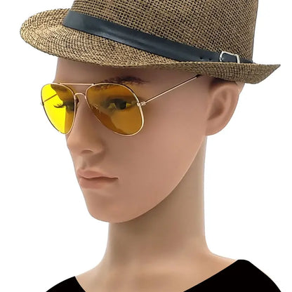 Night Driving Sunglasses For Women Sun Glasses Men Oculos de Sol Feminino Brand Designer Fashion Yellow Lenses