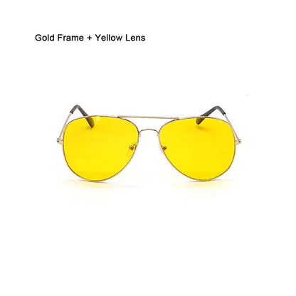 Night Driving Sunglasses For Women Sun Glasses Men Oculos de Sol Feminino Brand Designer Fashion Yellow Lenses