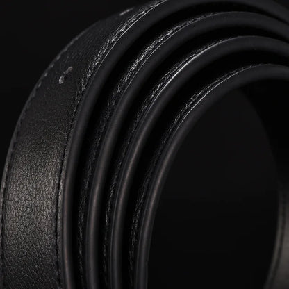 Male Automatic Buckle Belts No Buckle Belt Men Fashion Casual High Quality Belt Male Genuine Leather Luxury Brand Waistband