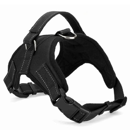 Adjustable Dog Harness Nylon Durable, Padded Reflective Threads Chest Strap for Large Medium Small Dogs, Husky Vest Pet Supplies