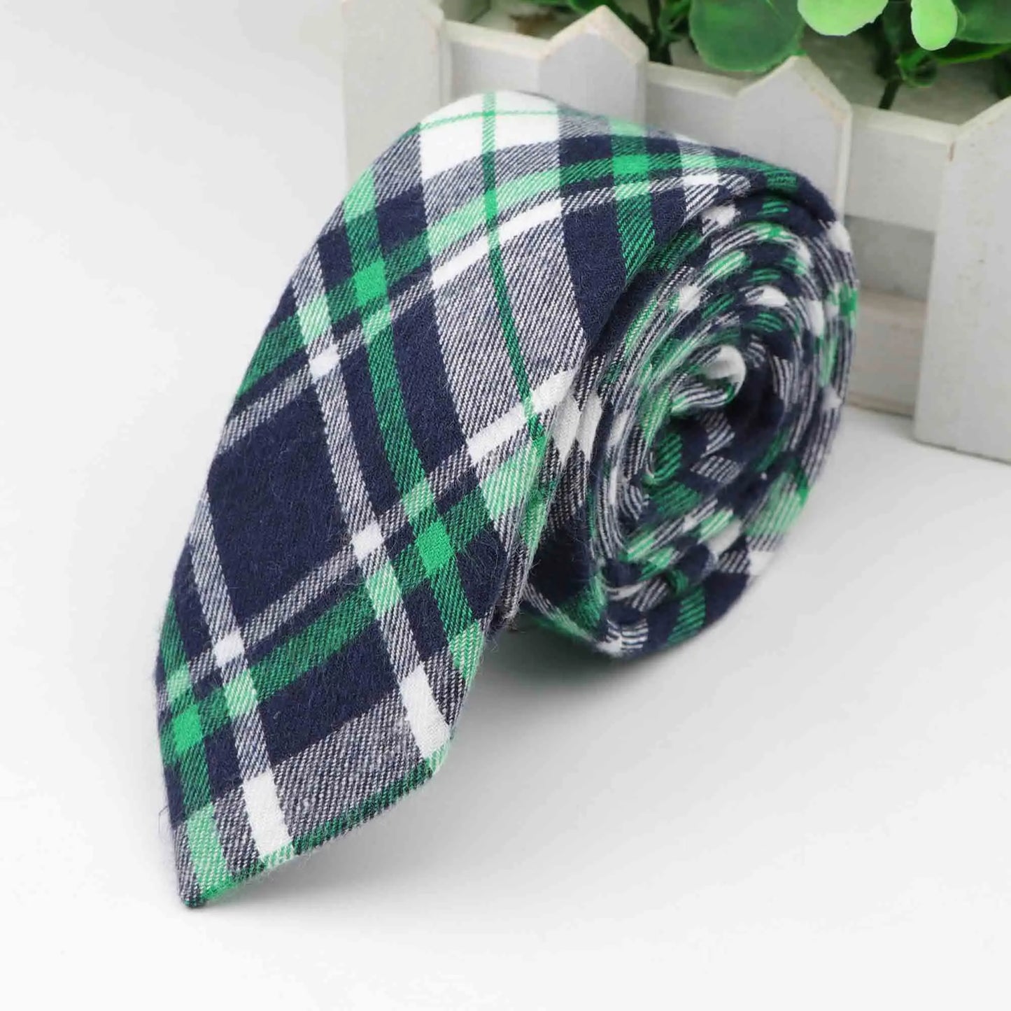 Fashion Tie Classic Men's Plaid Necktie Casual Tartan Suit Bowknots Ties Male Cotton Skinny Slim Ties Colourful Cravat