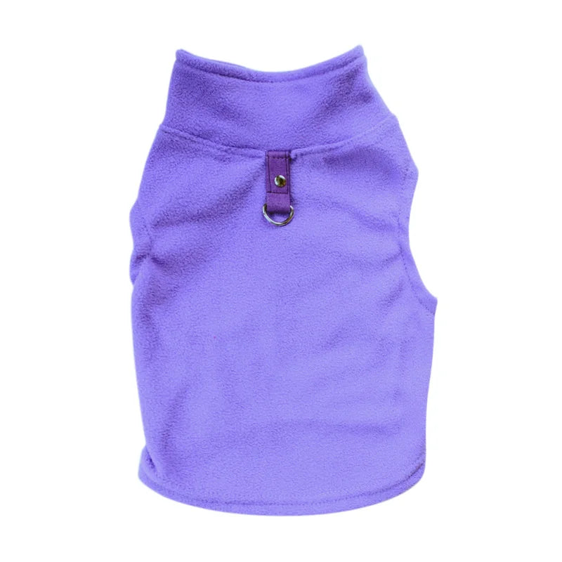 Warm Winter Dog Clothes Fleece Vest for Dog Puppy Fleece Clothing Soft Plaid Costume Doggy Autumn Winter Animal Pet Jacket Coat