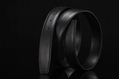 Male Automatic Buckle Belts No Buckle Belt Men Fashion Casual High Quality Belt Male Genuine Leather Luxury Brand Waistband