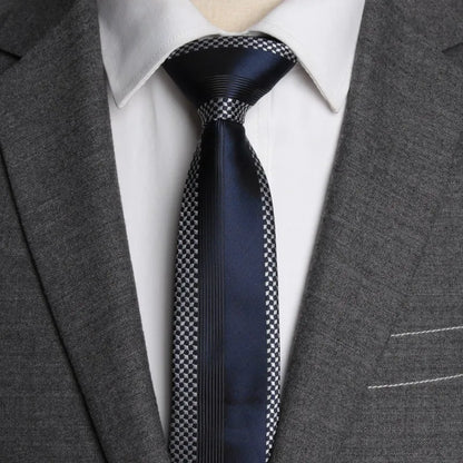 Mens Ties Luxurious Slim Necktie Stripe Tie for Men Business Wedding Jacquard Tie Male Dress Shirt Fashion Bowtie Gift Gravata