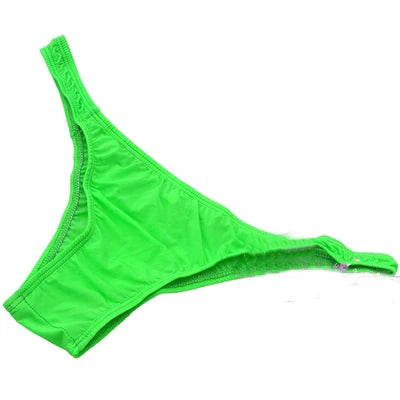 Ice Silk Men's Bikini Underwear Low-waist Male Panties Sexy Translucent  Briefs 16 Colors