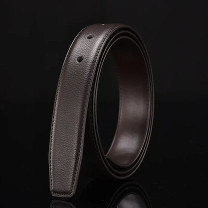 Male Automatic Buckle Belts No Buckle Belt Men Fashion Casual High Quality Belt Male Genuine Leather Luxury Brand Waistband