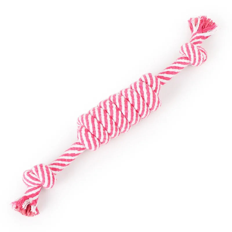 1 Pcs 20CM Dog Toys Funny Cotton Rope Toys For Small Puppy Dogs Pet Chew Toys Pet Supplies Random Colors